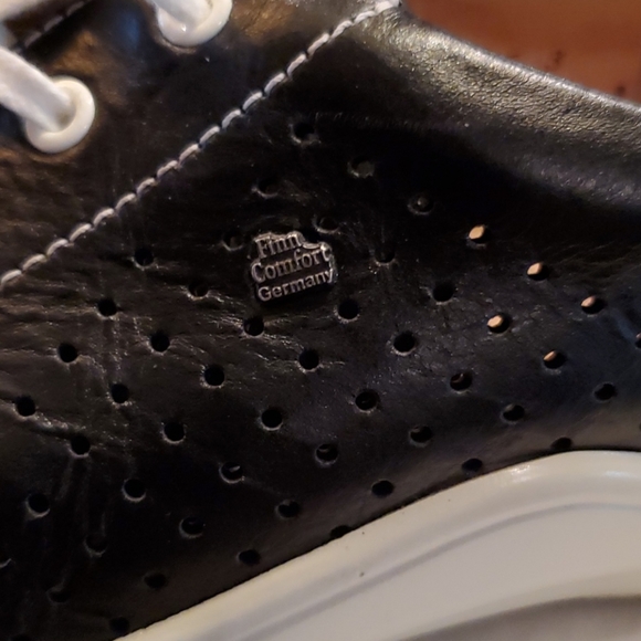 SNEAKERS WOMAN'S 10 FINN COMFORT BLACK & WHITE - Picture 6 of 8